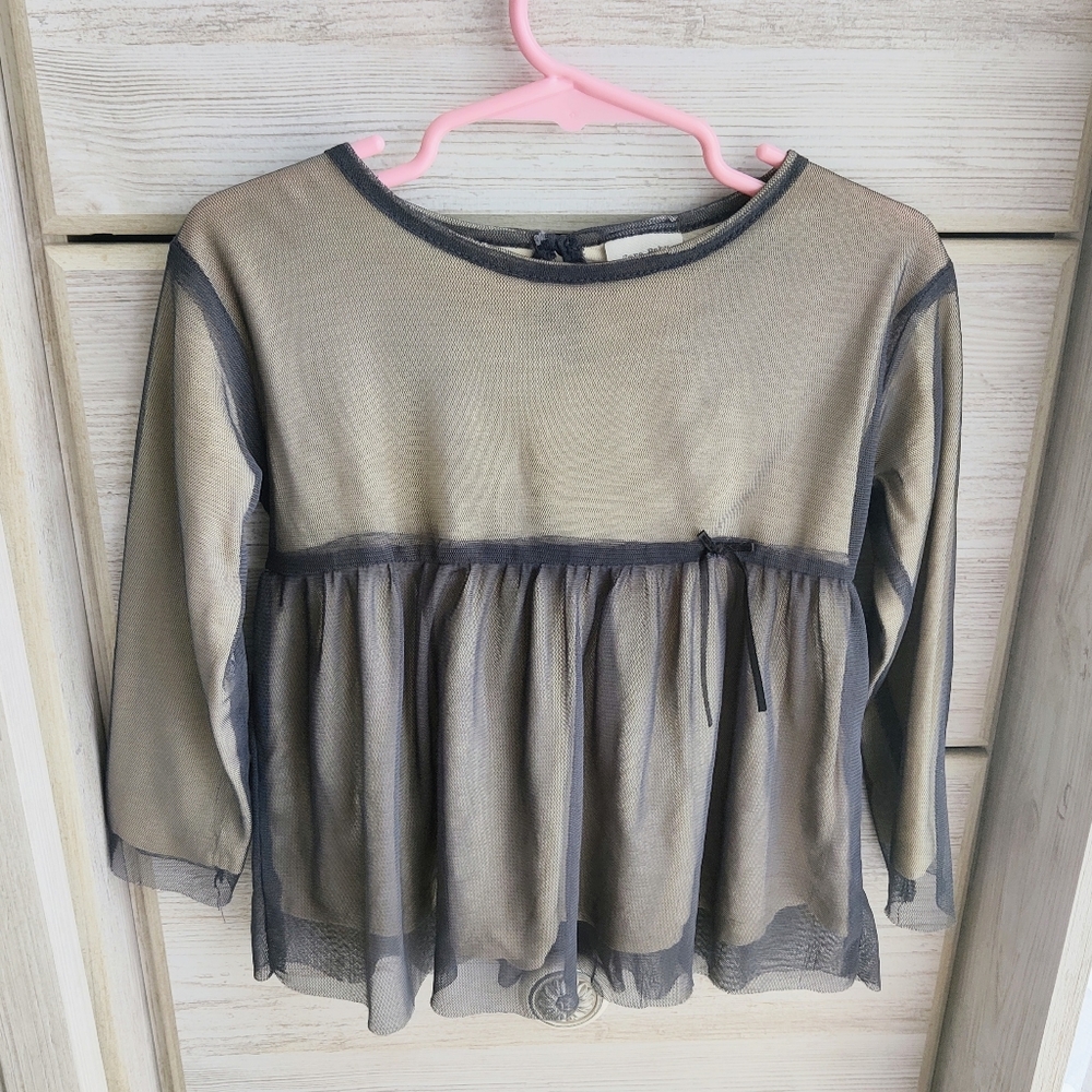 Zara Tulle Top